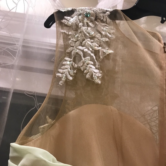 A-Line Formal Dress in Sage - Picture 5 of 8